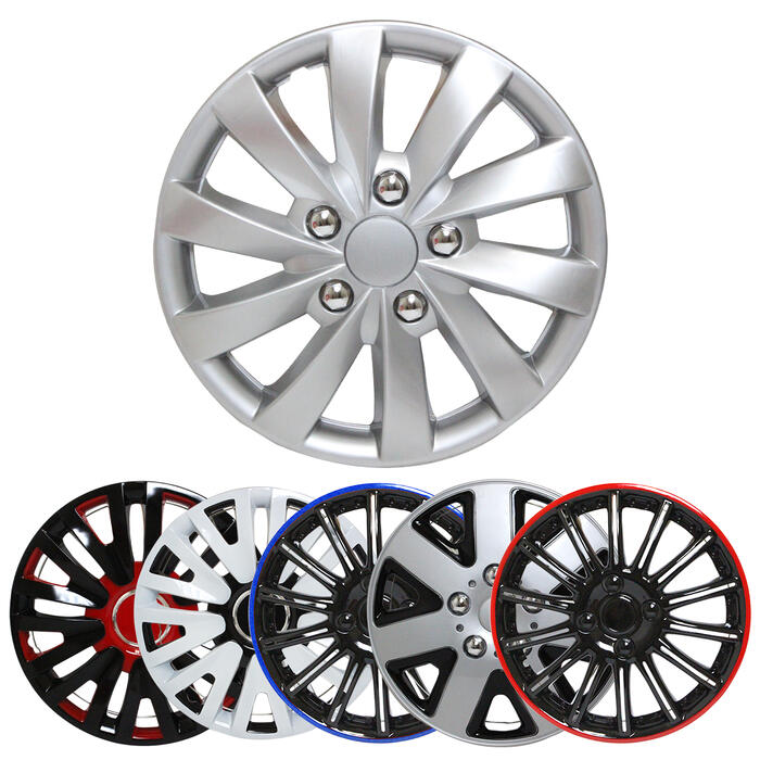 楽天市場】15インチ ホイール カバー キャップ 4枚 汎用 R15 鉄チン