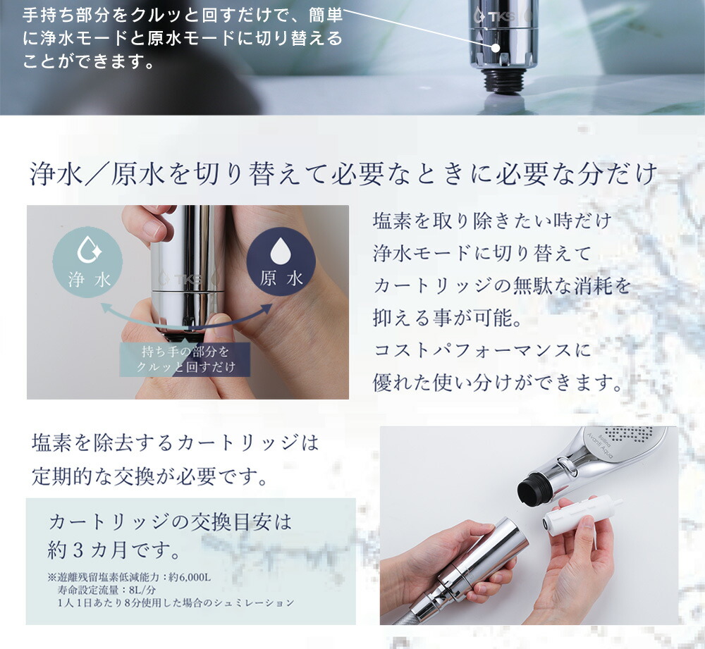 楽天市場】ボリーナ アヴァンティ アクア TK-7230 シャワーヘッド 節水