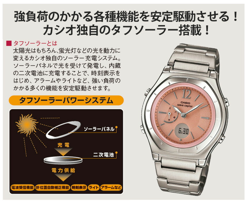 楽天市場】【クーポン配布 3/11/1:59迄】 電波ソーラー 腕時計