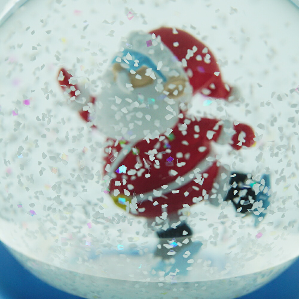 楽天市場】【JARLL】スノードーム クリスマス サンタ スケート スノー