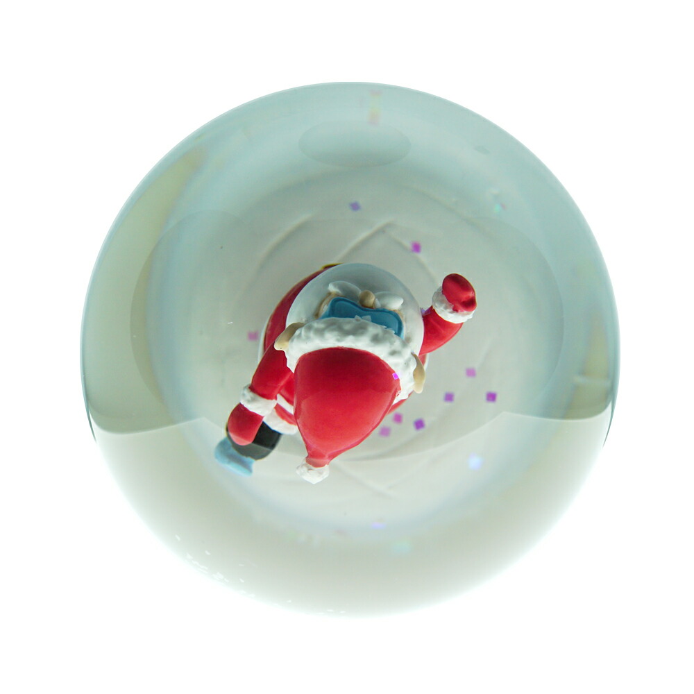 楽天市場】【JARLL】スノードーム クリスマス サンタ スケート スノー