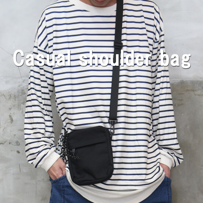 楽天市場】カジュアルショルダーバッグ [M便 1/1] ショルダーバッグ