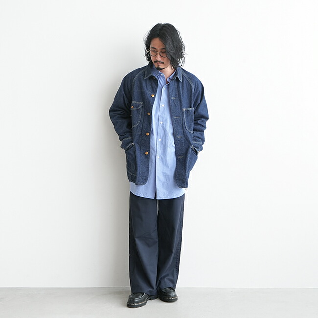 楽天市場】[03-6140-81] orSlow(オアスロウ)DENIM COVER ALL (50's