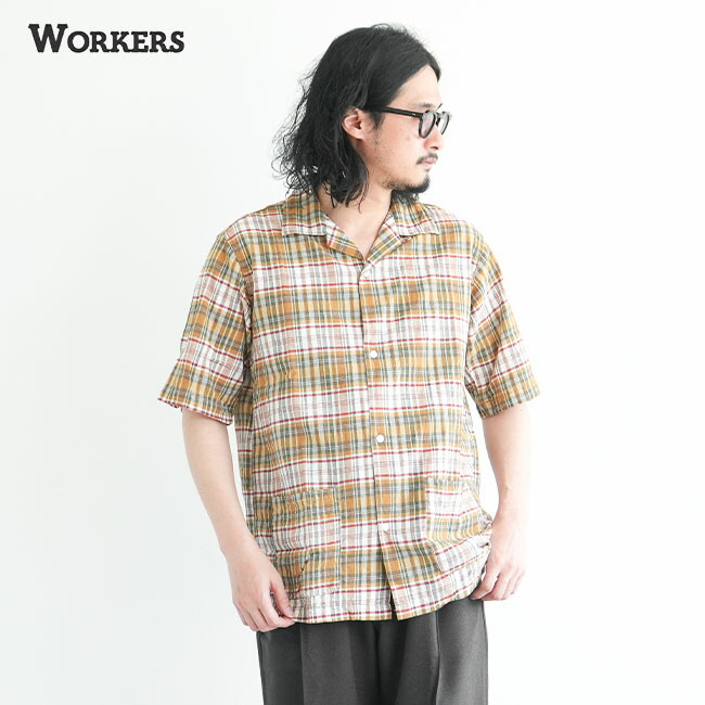 楽天市場】[open-collar-shirt]Workers(ワーカーズ) Open Collar Shirt