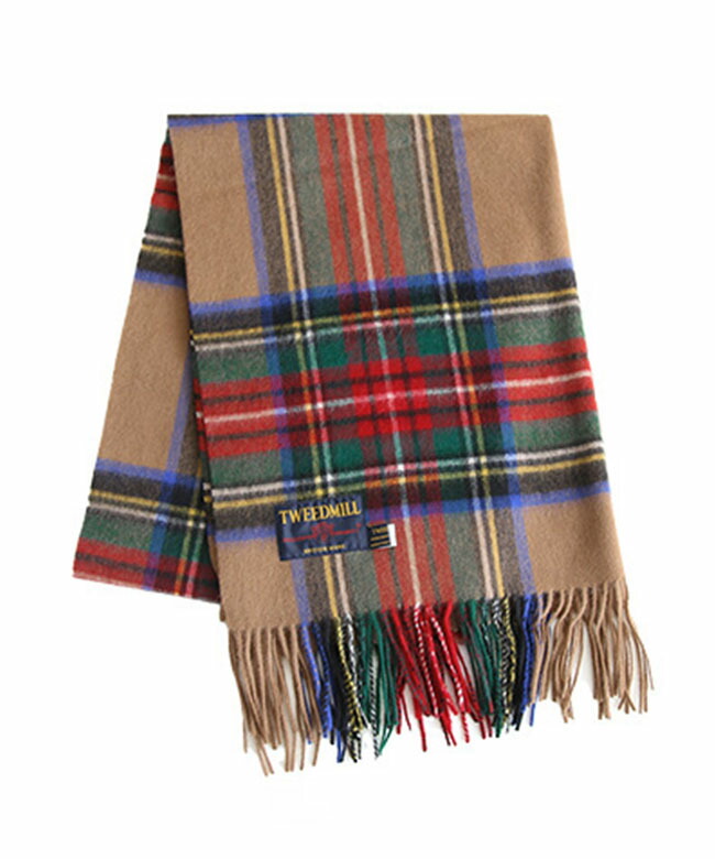 楽天市場】[70-190]TWEEDMILL(ツイードミル)大判ピュアウールストール
