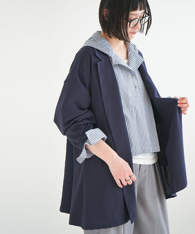 楽天市場】[1-230052]mizuiro ind(ミズイロインド) tailored shirt JK
