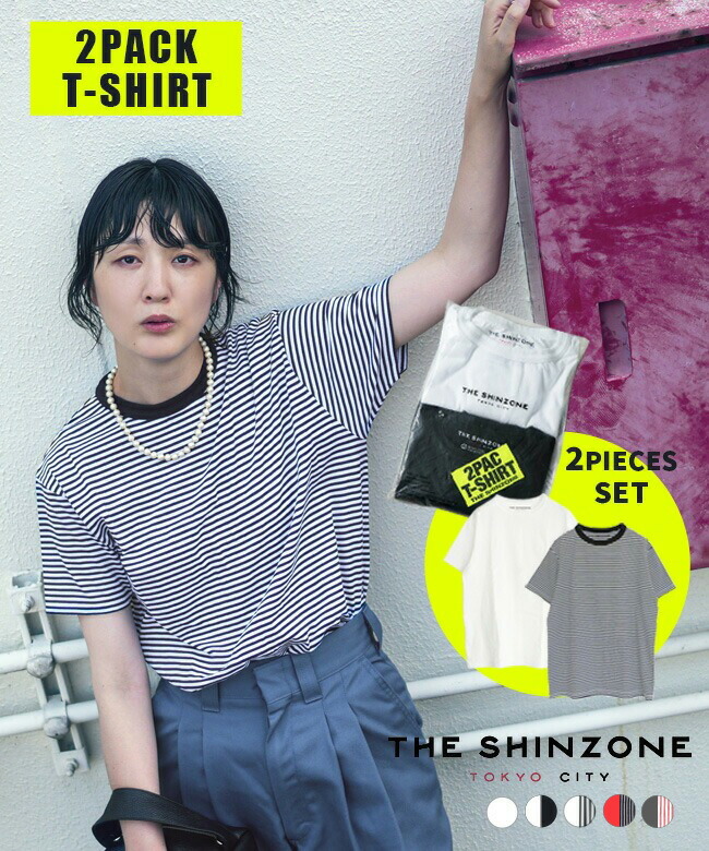 楽天市場】[20SMSCU66]THE SHINZONE(ザ シンゾーン) 2PACK T-SHIRT