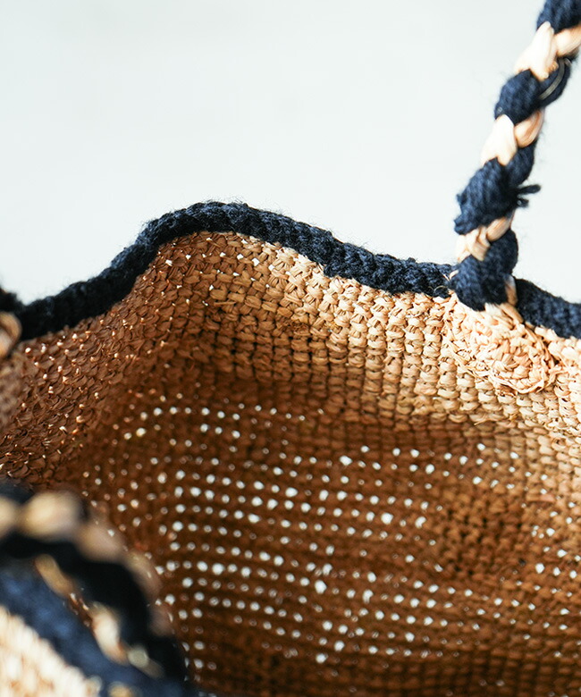 楽天市場】[madrague6]【付属品あり】NORO(ノロ) ドットかごバッグ