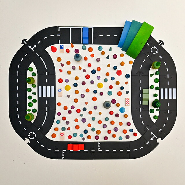 楽天市場】waytoplay ハイウェイ・ギフトセット 24枚 木製カー付