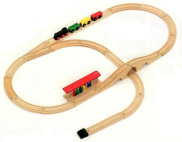 楽天市場】正規輸入品 ミッキィ社 汽車セット スタンダード MICKI 木の