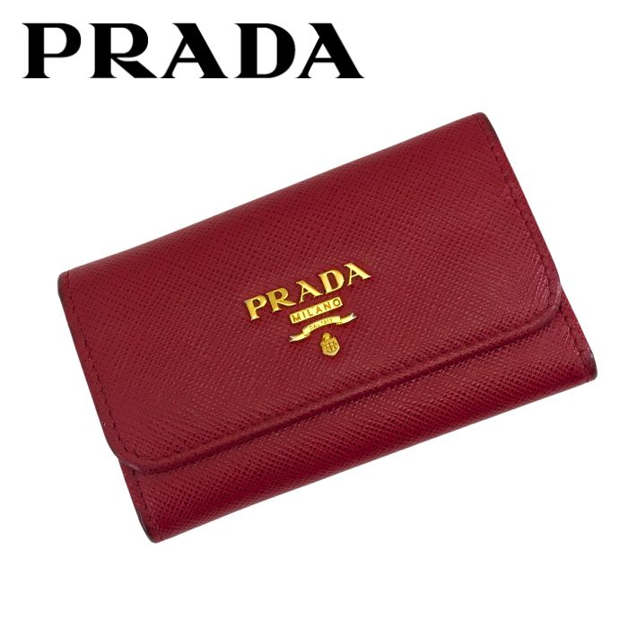楽天市場】prada キーケース 赤の通販