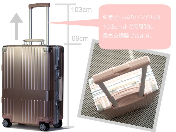 楽天市場】イノベーター innovator スーツケース（アルミキャリー