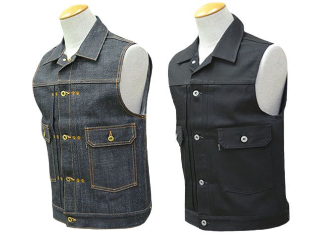 楽天市場】全2色【RED TAiL/レッドテイル】「Cross Denim Vest”6th