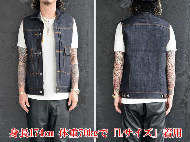 楽天市場】全2色【RED TAiL/レッドテイル】「Cross Denim Vest”6th