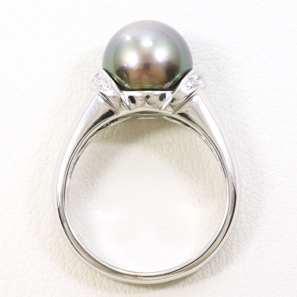 楽天市場】K14 14金 WG ホワイトゴールド リング 指輪 14号 パール