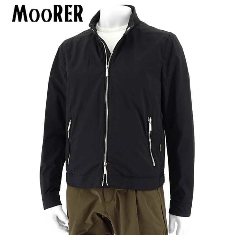 楽天市場】ムーレー MooRER メンズ ブルゾン VANGI KN ブラック NERO