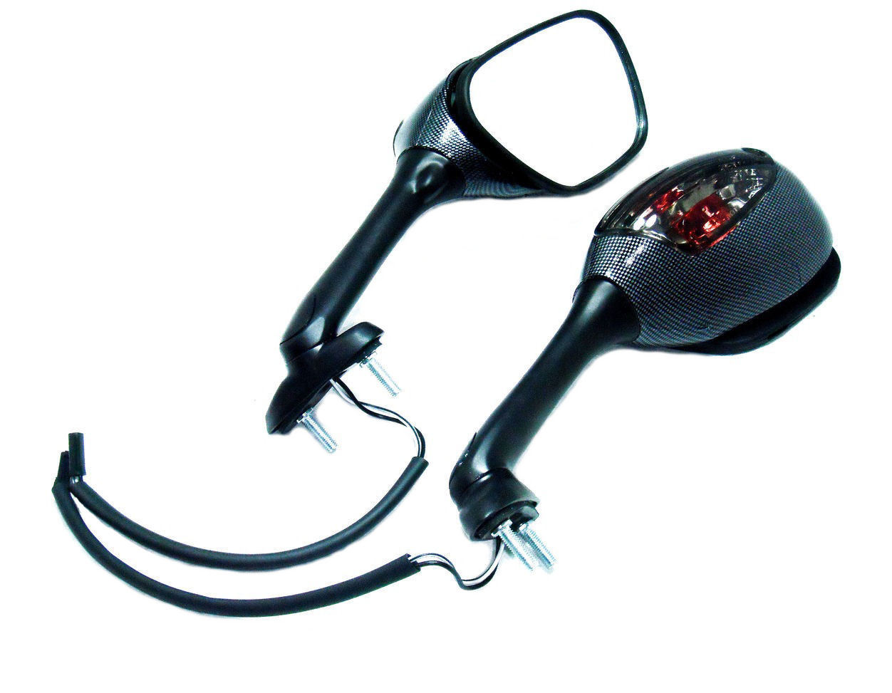 楽天市場】GSX-R1000 GSX-R600 GSX-R750 ウインカーミラー カーボン柄