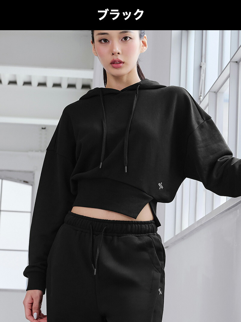 楽天市場】ゼクシィミックス xexymix パーカー クロップド丈 リブ