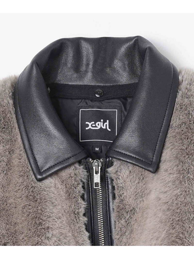 楽天市場】【SALE／30%OFF】FAUX FUR CONVERTIBLE JACKET ジャケット X