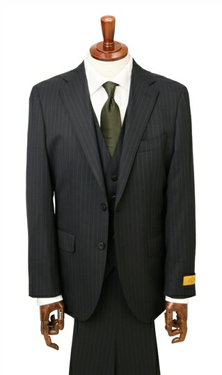 楽天市場】【洋服の青山】スリーピース スーツ メンズ 秋冬 ネイビー