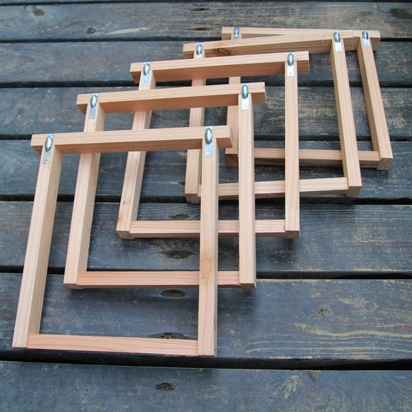 楽天市場】ニホンミツバチ捕獲箱用：『巣枠（5枚セット）』*（石田式