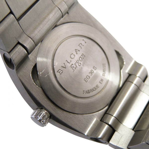 楽天市場】ブルガリ BVLGARI エルゴン クォーツ EG30S ブラック文字盤