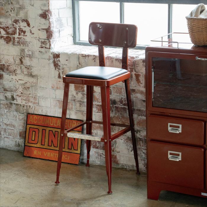 楽天市場】ダルトン スタンダード バー チェア ブリックブラウン