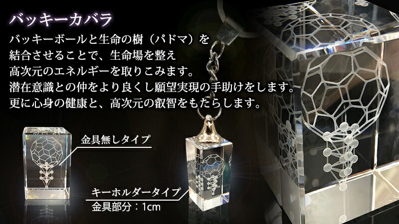 楽天市場】3Dカバラ・バッキーカバラ【キーホルダータイプ