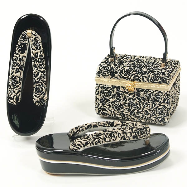 楽天市場】草履バッグセット フリーサイズ 振袖 成人式 卒業袴 バラ