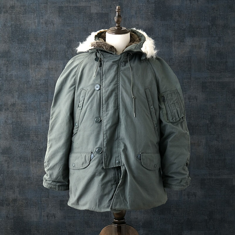 楽天市場】米軍 N-3B フライトジャケット 70-90年代 USED ZJP535UN