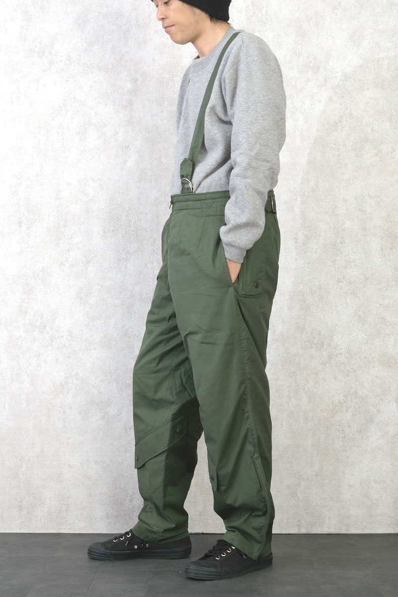 楽天市場】フランス軍 フライト サスペンダーパンツ オリーブ デッド