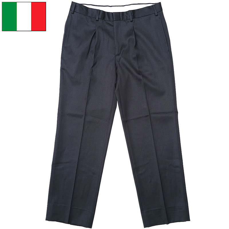 楽天市場】イタリア軍 MM ドレスパンツ ウールサテン ネイビー デッド