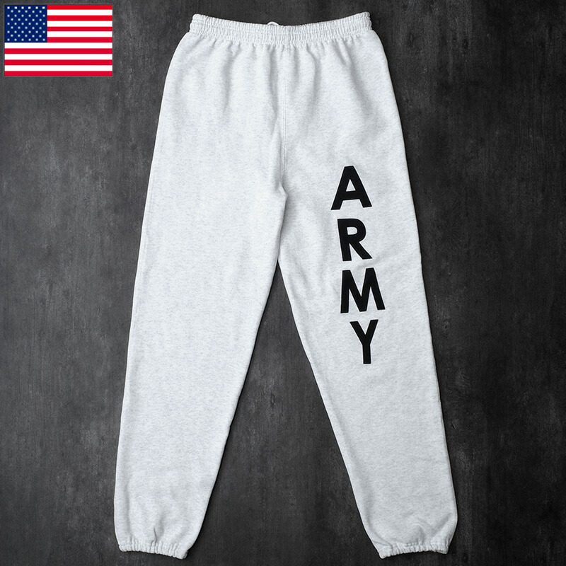 楽天市場】米軍 U.S.ARMY スウェットパンツ 杢ホワイト SOFFE デッド