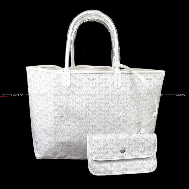 楽天市場】GOYARD ゴヤール サンルイ PM 白 (ホワイト) PVC
