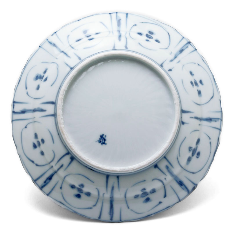 楽天市場】染付芙蓉手皿・小・砂高台・土山敬司《中皿・17.5cm》 : 和