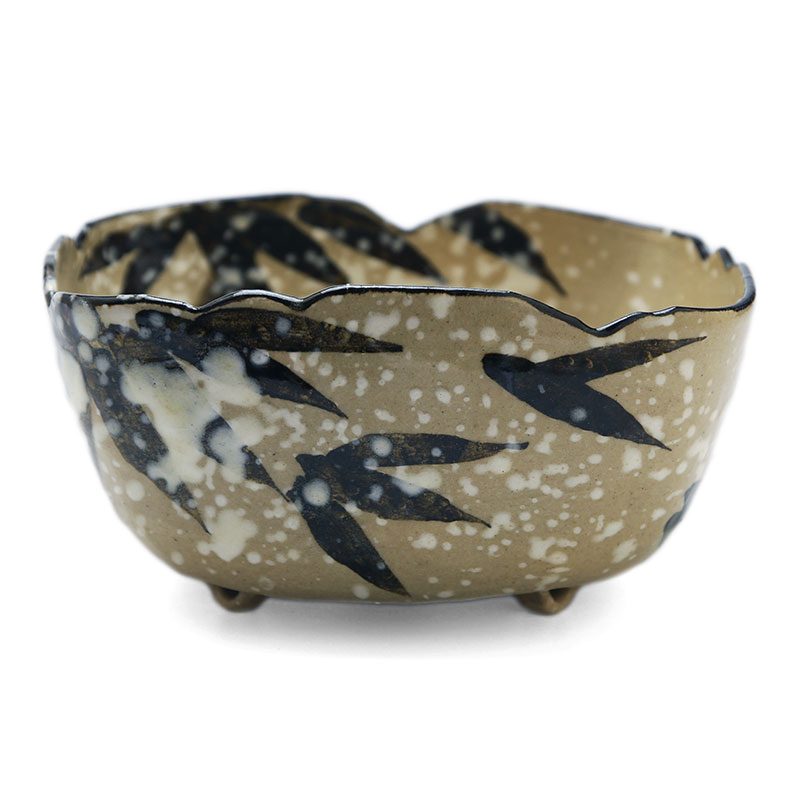 楽天市場】京焼・乾山写雪笹向付・伏原博之《小鉢・13.0cm》 : 和食器