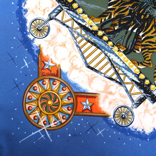 楽天市場】【中古】エルメス カレ90 スカーフ LA MAGIE ラマジー