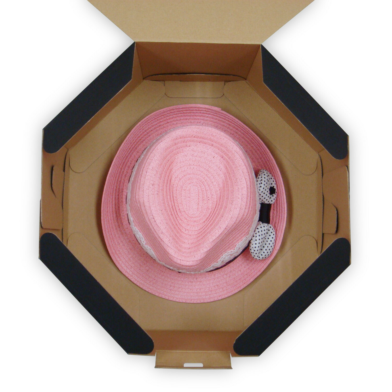 楽天市場】オクタボックス 【八角形の帽子箱】 (No.01) 内円の直径