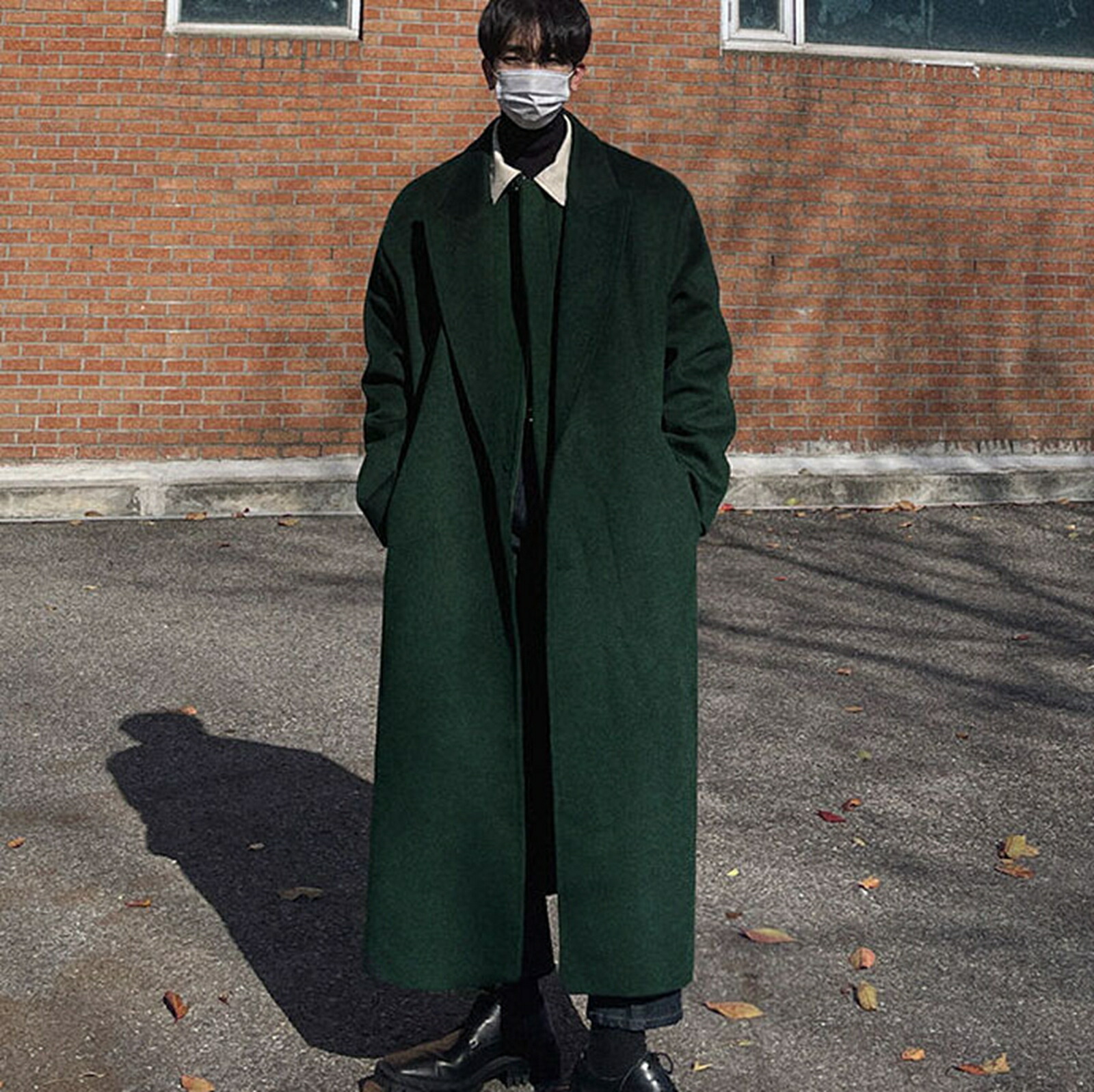 楽天市場】【20%OFFクーポン〜】メンズ チェスターコート グリーン