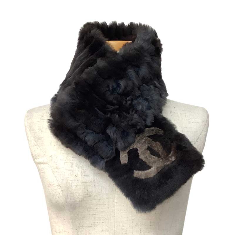 楽天市場】CHANEL シャネル マフラー オリラグ カシミヤ ブラウン