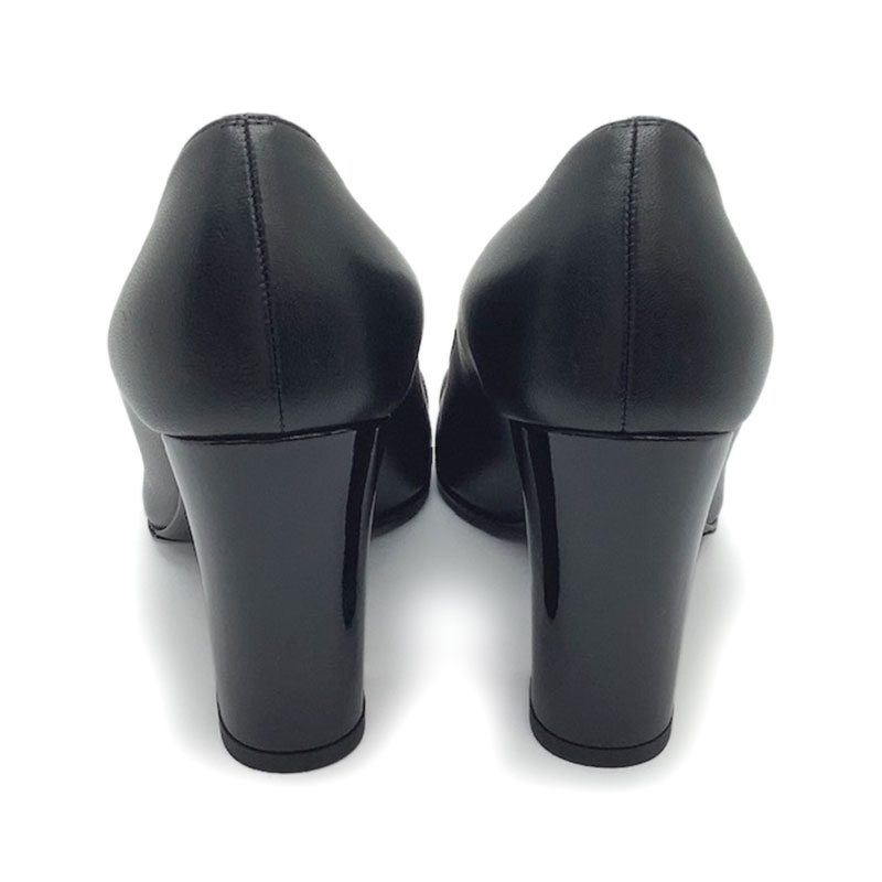 楽天市場】CHANEL シャネル パンプス レザー パテントレザー ブラック