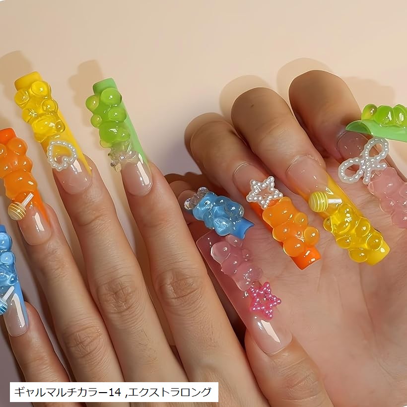 楽天市場】ネイルチップ ロングギャルの通販