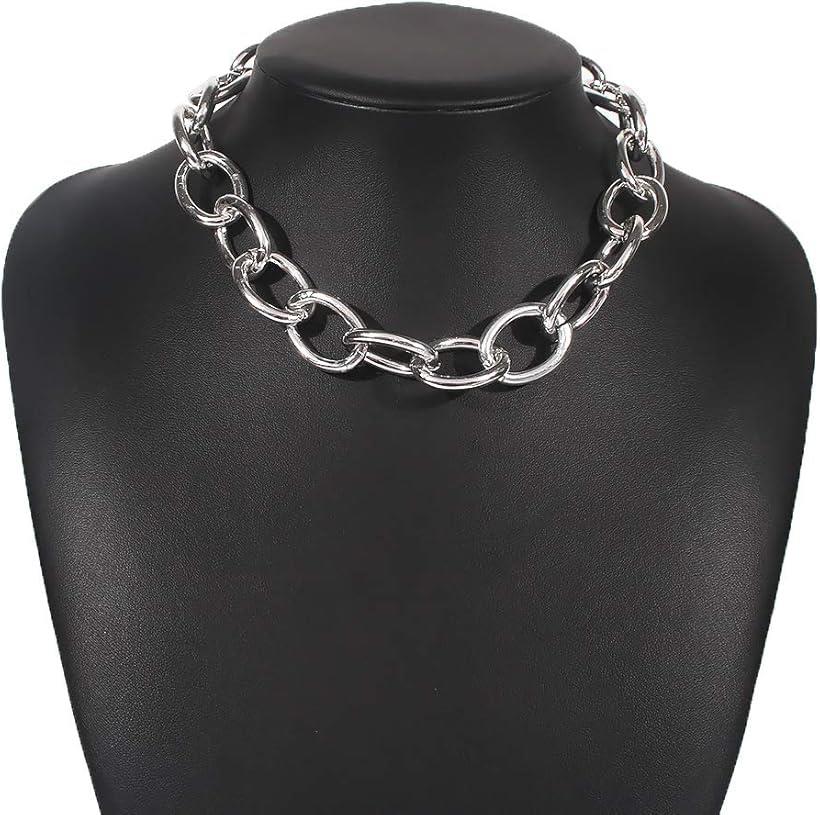 楽天市場】ネックレス レディース チェーン 極太 太め 極太チェーン