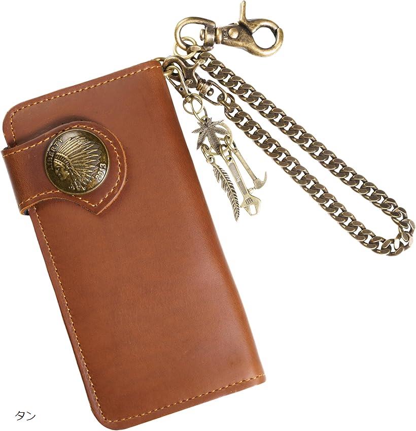 楽天市場】バイカーズウォレット 長財布（素材（生地・毛糸）本革）の通販