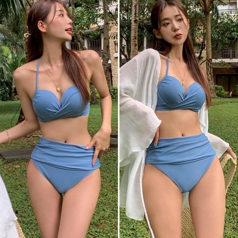 楽天市場】水着 ビキニ セット レディース ホルターネック クロス