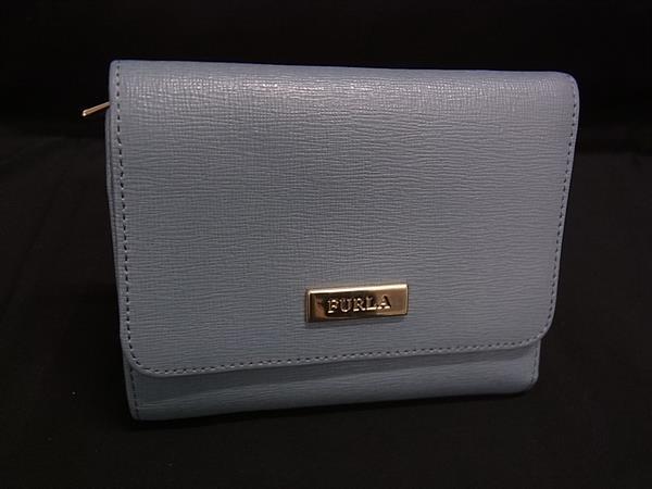 楽天市場】フルラ 三つ折り財布 グレーの通販