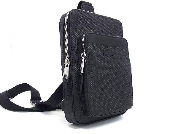 楽天市場】□新品□未使用□ LACOSTE ラコステ PVC ボディバッグ