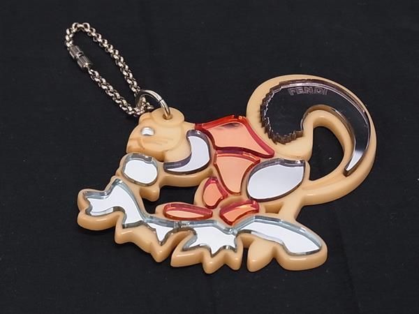 楽天市場】□極美品□ FENDI フェンディ リス キーホルダー キーリング