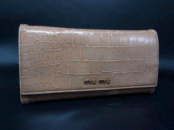 楽天市場】ミュウミュウ 長財布 未使用の通販