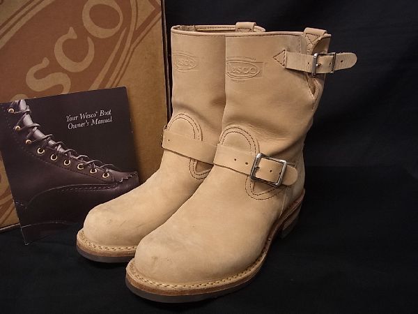 楽天市場】□極美品□ Wesco ウエスコ ボス スエード エンジニアブーツ